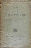 Photo 1 : NOLL (Ned) - " Historique de l'Armée Coloniale " - Paris - Berger-Levrault - 1896