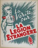 LOGÉ (Lucien) – " La vérité sur La Légion Étrangère " - Brochure - Paris