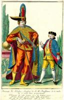 MAI (C. P.) : PORTRAIT DU HAIDUCK ANGLOIS DE S.M. PRUSSIENNE DE LA TAILLE, 18ème siècle.