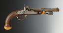OFFICER'S PISTOL, model 1816 converted to percussion, Restoration - July Monarchy. 30178