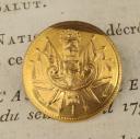 GENERAL OFFICER BUTTON, First Empire, Hundred Days period. 30685-13