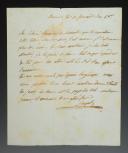 LETTRE AUTOGRAPHE DE JOSEPH BONAPARTE À SON FRÈRE LOUIS, Rome le 12 frimaire an 6 (2 décembre 1797). 18910-56