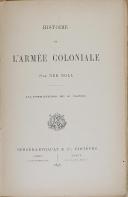 Photo 2 : NOLL (Ned) - " Historique de l'Armée Coloniale " - Paris - Berger-Levrault - 1896