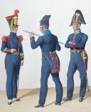 Photo 2 : 1824. Employés d'Artillerie et Compagnie d'Armuriers. Sergent d'Armuriers, Réviseur d'Armes, Maître-Artificier.