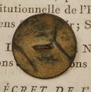Photo 2 : NAVAL ARTILLERY BUTTON, model 1795, Revolution. 30266