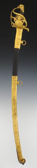 Photo 2 : SABRE DU SOUS-LIEUTENANT PORTE-ÉTENDARD ÉTIENNE FRANÇOIS LÉVÊQUE DES GRENADIERS À CHEVAL DE LA GARDE DES CONSULS, Consulat (1800-1803). 32216