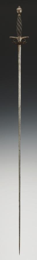 Photo 3 : COMPOSITE SWORD ASSEMBLED WITH ELEMENTS from the 17th, 18th and 19th centuries. 25878AND