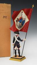 Photo 3 : GEORGES FOUILLÉ, peintre de la Marine (1909-1994) : GARDE NATIONALE DE PARIS 1790, 2ème division, 10ème Bataillon, District Les Carmes Déchaussés, XXème siècle. 33364