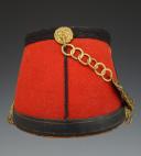 Photo 6 : SHAKO TROUPE DU TRAIN DES ÉQUIPAGES, modèle 1872, Troisième République. 27783