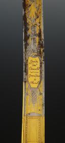 Photo 6 : SABRE DU SOUS-LIEUTENANT PORTE-ÉTENDARD ÉTIENNE FRANÇOIS LÉVÊQUE DES GRENADIERS À CHEVAL DE LA GARDE DES CONSULS, Consulat (1800-1803). 32216