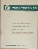 Photo 1 : GASCUEL (Jacques) – " Perspectives " - Revue hebdomadaire - Paris - 1965