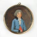 MÉDECIN MILITAIRE DE PREMIÈRE CLASSE, Révolution : portrait miniature. 17182