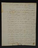 Cent Jours. LETTRE AUTOGRAPHE DU GRENADIER JEAN JAQUEMET À SES PARENTS à Châtillon en Michaille (Ain), Pontarlier le 23 mai 1815. 18856-18