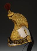 CASQUE DE LA GARDE DE PARIS, modèle transitionnel model 1849 transformé 1853 puis modifié 20 octobre 1857, Second Empire (1857-1860). 27753-1