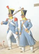 Photo 2 : 1824. Infanterie Légère. Sergent-Major de Carabiniers, Ajudant Sous-Officier