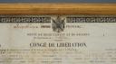 Photo 2 : DISCHARGE PAPERS OF A SOLDIER FROM THE ARMY OF THE RHINE IN 1870, RELEASED ON DECEMBER 31, 1871, Second Empire - Third Republic. 29474R