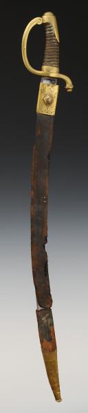 Photo 2 : SABRE DIT " BRIQUET " D'INFANTERIE DE LA GARDE IMPÉRIALE, modèle 1804, Premier Empire. 34683