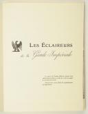 Photo 2 : BRUNON. (Jean et Raoul). Les éclaireurs de la Garde Impériale. 1813-1814. Marseille, 1962, in-4 en feuilles sous couv. ill.