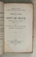 Photo 3 : ODET DE SELVE. Correspondance politique de Odet de Selve, ambassadeur de France en Angleterre. (1546-1549). 