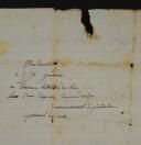 Photo 3 : Hundred Days. AUTOGRAPH LETTER FROM GRENADIER JEAN JAQUEMET TO HIS PARENTS in Châtillon en Michaille (Ain), Pontarlier on May 23, 1815. 18856-18