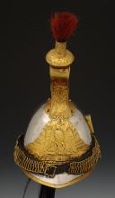 Photo 3 : CASQUE DE LA GARDE DE PARIS, modèle transitionnel model 1849 transformé 1853 puis modifié 20 octobre 1857, Second Empire (1857-1860). 27753-1