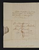 Photo 4 : German Army. SIGNED AUTOGRAPH LETTER JM BEDOS, forage controller of the 3rd Corps of the German Army, TO HIS WIFE FÉLICITÉ residing in Montélimar. 18855-16
