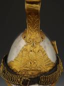 Photo 4 : CASQUE DE LA GARDE DE PARIS, modèle transitionnel model 1849 transformé 1853 puis modifié 20 octobre 1857, Second Empire (1857-1860). 27753-1