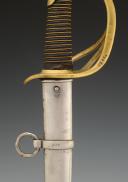Photo 4 : SABRE TROUPE DE CAVALERIE LÉGÈRE, modèle 1822 modifié Troisième République. 29526