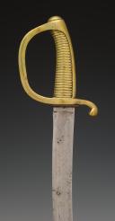 Photo 5 : SABRE TROUPE DE LA GARDE NATIONALE  dit "briquet", modèle An XI, Monarchie de Juillet. 29616R