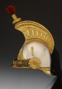 Photo 5 : CASQUE DE LA GARDE DE PARIS, modèle transitionnel model 1849 transformé 1853 puis modifié 20 octobre 1857, Second Empire (1857-1860). 27753-1