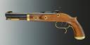 Photo 6 : PISTOLET À POUDRE NOIRE DE TYPE « PATRIOT » - Réplique d'une arme du XIXème siècle.