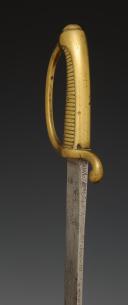 Photo 10 : SABRE TROUPE D'INFANTERIE dit "briquet", modèle An XI, Premier Empire. 29615R