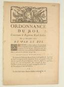 Photo 1 : ORDONNANCE DU ROI, concernant le Régiment Royal-Italien. Du 21 décembre 1762.19 pages