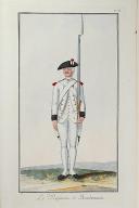 Nicolas Hoffmann, Régiment d'Infanterie (Bourbonnais) au règlement de 1786.