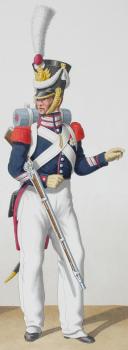 Photo 2 : 1830. Garde Royale. Sous-Officier Sédentaires. Capitaine, Sergent.