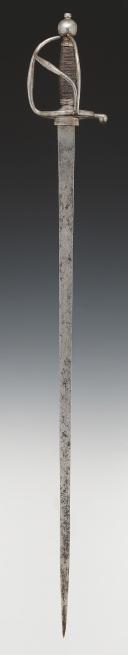 Photo 2 : CAVALRY OR DRAGOON OFFICER'S SABER, model 1767, Old Monarchy period (1767-1783). 28824.