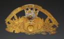 Photo 2 : PLATE FOR FIREFIGHTER HELMET OF THE COMMUNE OF PITHIVIERS LE VIEIL, 1933 model, Third Republic. 25217-1