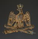Photo 2 : GIBERNE PLATE FOR THE IMPERIAL GUARD ARTILLERY TROOPS, Second Empire. 31199