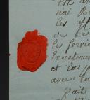 Photo 2 : Quesnoy Square. 75th Line Infantry Regiment. CERTIFICATE OF GOOD ORDER AND DISCIPLINE ON THE SQUARE, signed by Cornu (?), commanding officer of the Quesnoy Square, September 2, 1805. 18909-10