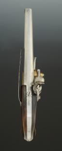Photo 4 : PISTOLET DE CAVALERIE , modèle 1777 dit « à coffre », premier type, Ancienne Monarchie.