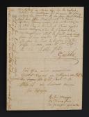 Photo 4 : Armée d'Espagne. LETTRE AUTOGRAPHE DU CAPORAL VOLTIGEUR GRIVELET À SES PARENTS, Valdemoro le 29 octobre 1812. 18855-17