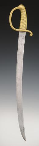 Photo 4 : SABRE TROUPE D'INFANTERIE dit "briquet", modèle An XI, Premier Empire. 29615R