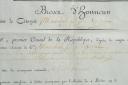 Photo 5 : Brevet d’Honneur d’Infanterie décerné par Bonaparte Premier Consul.