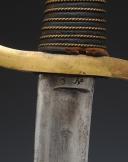 Photo 5 : MOUNTED ARTILLERY SABER, model 1829, July Monarchy. 29509