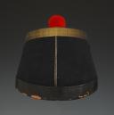 Photo 5 : SHAKO D'OFFICIER SUBALTERNE DE GRENADIERS D'INFANTERIE, 3ème bataillon, 2ème compagnie, modèle 1872, Troisième République. 27787