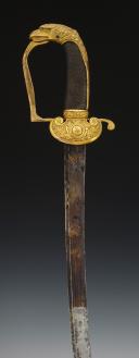 Photo 6 : OFFICER'S SABER OF HUNTERS ON FOOT OF THE ROYAL GUARD OF THE KINGDOM OF ITALY, First Empire. 25855
