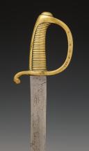 Photo 8 : SABRE TROUPE D'INFANTERIE dit "briquet", modèle An XI, Premier Empire. 29615R