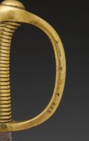 Photo 9 : SABRE TROUPE D'INFANTERIE dit "briquet", modèle An XI, Premier Empire. 29615R