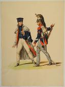 Photo 1 : ROUSSELOT Lucien AQUARELLE ORIGINALE, 1er RÉGIMENT DE CUIRASSIER, RÉGLEMENT DE 1812 PAR BARDIN.