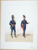 Photo 1 : 1816. Artillerie à Cheval, Capitaine en Second, Lieutenant.
